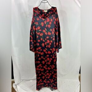 Vintage Natori Classics floral kimono kaftan size 2x